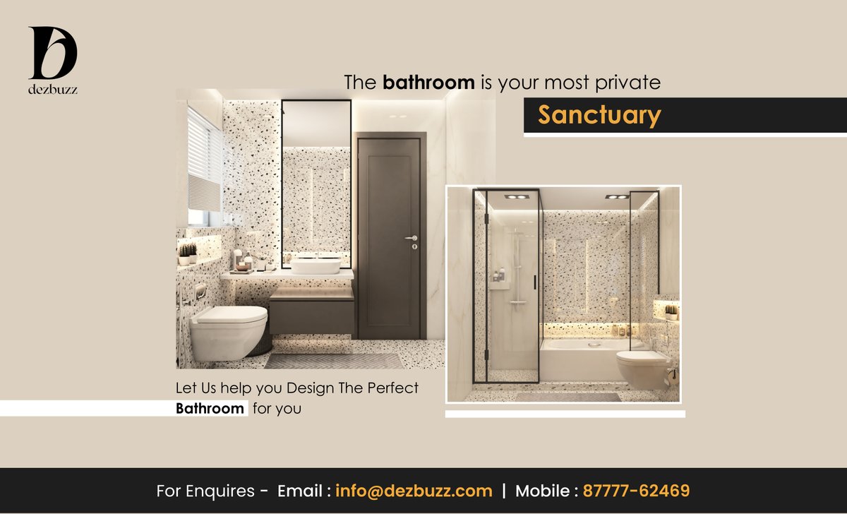 dezbuzz's tweet photo. A Great Bathroom Design Can Help you Achieve your Everyday Needs with Efficiency as Well as Giving you a Relaxing Space to Unwind After a Long Day!

#interiordesign #fridayvibes #friday #bathroomdesign #architecture #peace #ambience #interior #design #interiordesigner #dezbuzz https://t.co/HwTHJb8tty