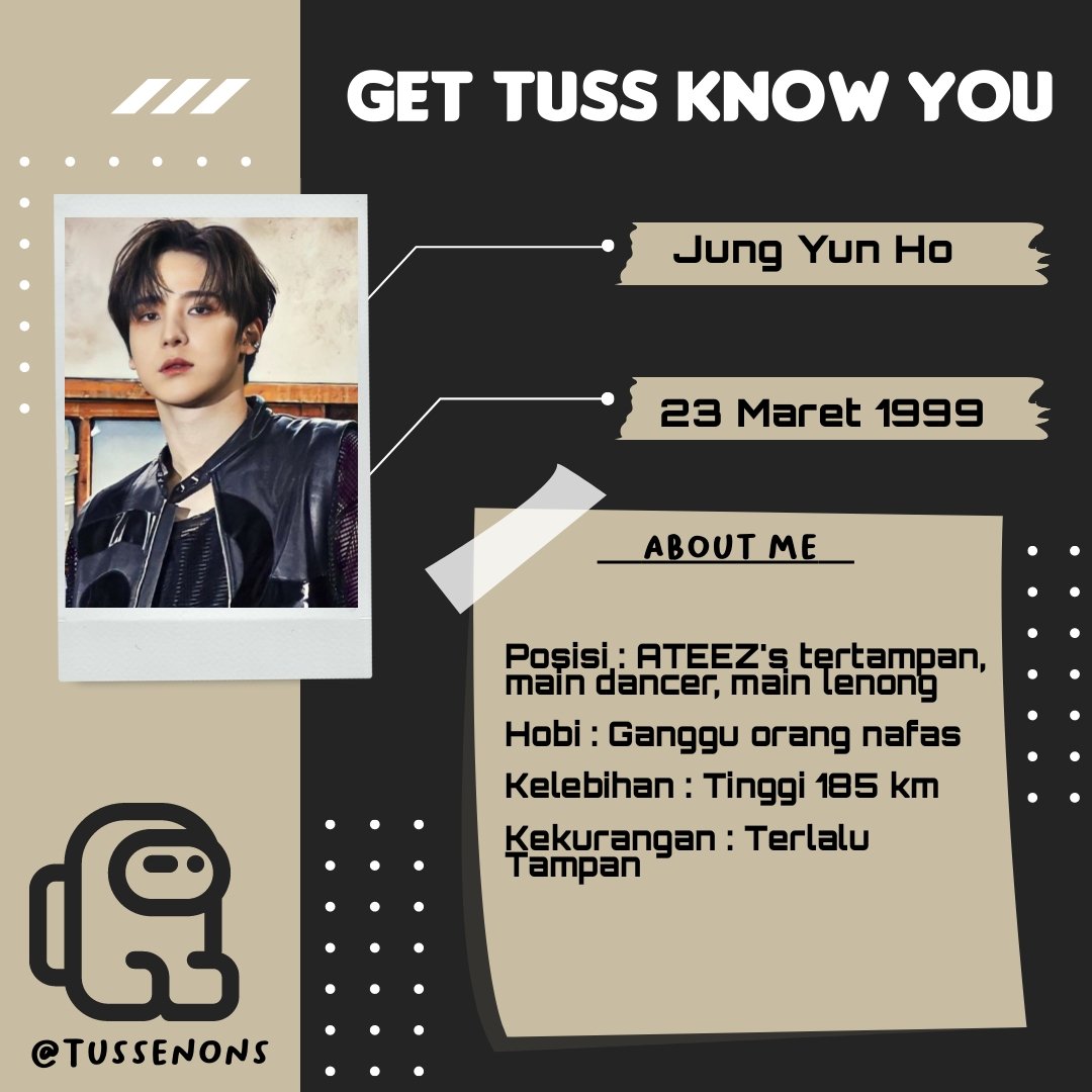 yunhogize's tweet photo. hello semua rakyat tussons.
mari kenalan, sekalian sebut nama bapak kalian
biar makin akrab 👍🏻

kalo ada pertanyaan drop aja di replyan, pasti gak gua balas kok🙏🏻 https://t.co/hjANz2KzAg
