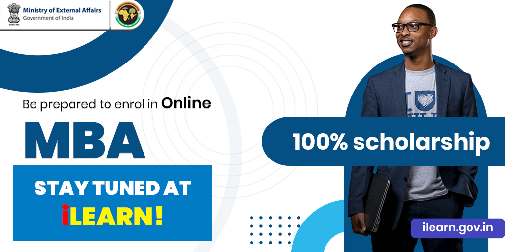 iLearnIndiaAfr's tweet photo. Be prepared to elevate your career into a 👔leadership role and make a greater impact in the world of business through #iLearn's online #MBA. Government of #India is offering 100% #scholarship. For more updates, stay tuned at https://t.co/abl7mi7dnO

#StudyiLearn #eVBAB https://t.co/ZsSTl3q1ux