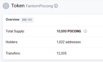 fantompocong's tweet photo. FANTOM POCONG ARE MINTED OUT. HOW HOW HOW HOW STRONG THIS COMMUNITY ARE. I AM SPEECHLESS. THANK YOU SO MUCH* $FTM #NFT #Fantom
_
*sorry for the caps and grammar lol -_- https://t.co/Y1JO6mqREf