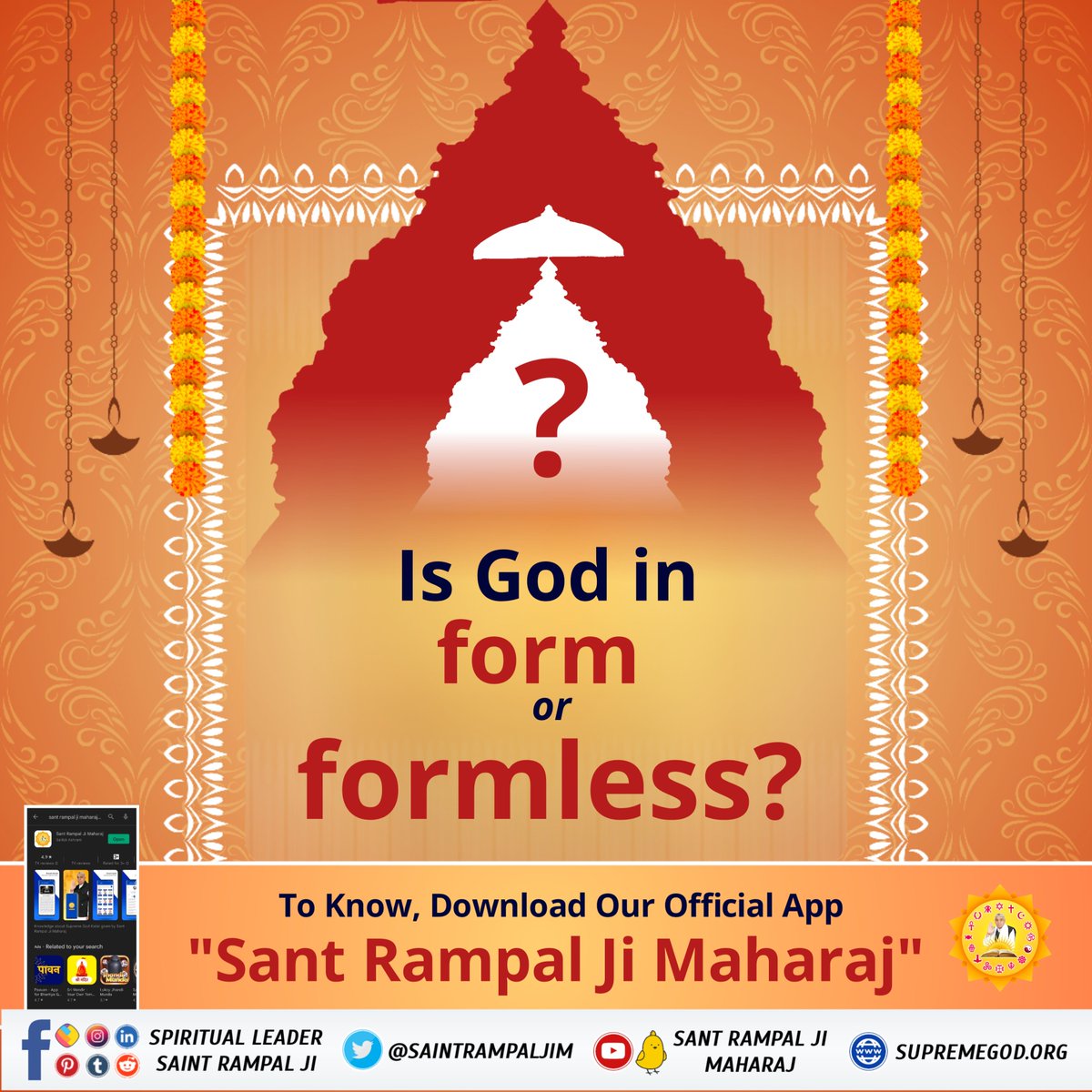 Is God in form or formless?

To know the answer, Download our Official App Sant Rampal Ji Maharaj or read the sacred book "Gyan Ganga".
#FridayMotivation
#FridayFitness