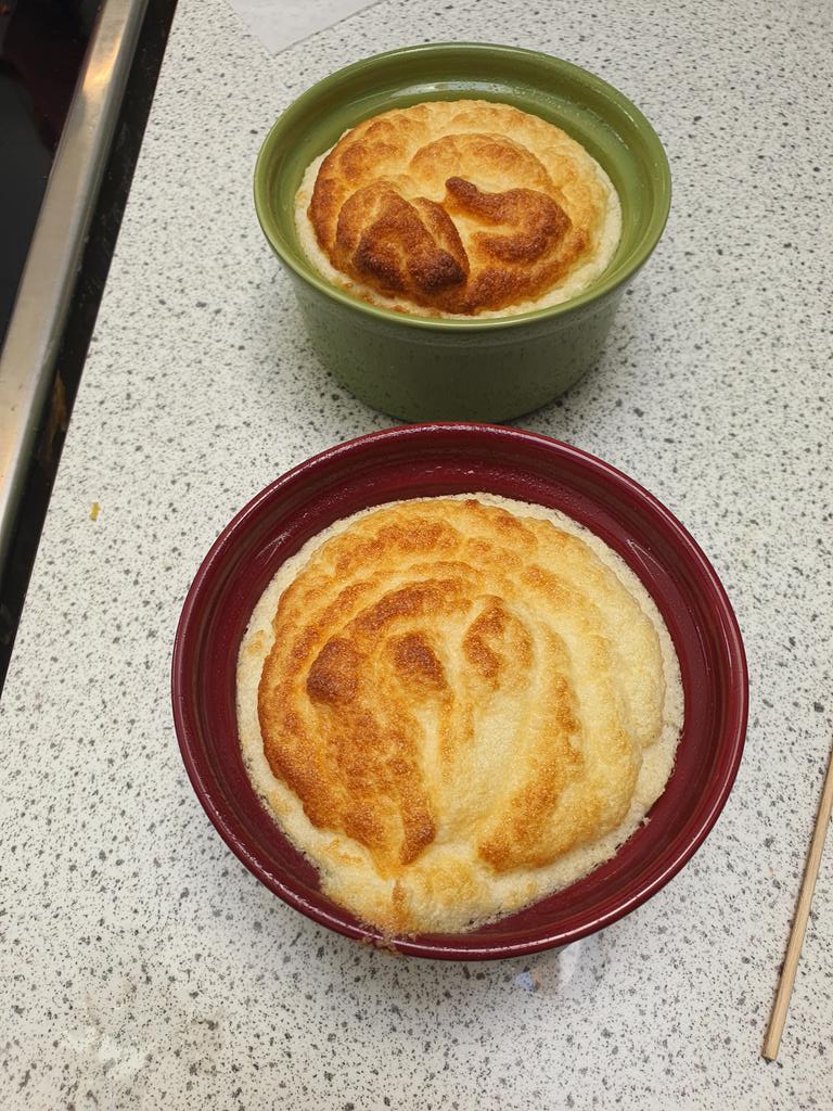 Food_Tech_Teach's tweet photo. Souffle, brownies and flapjack ❤️ #foodteacher @qegs_horncastle https://t.co/ibmxhThyLp
