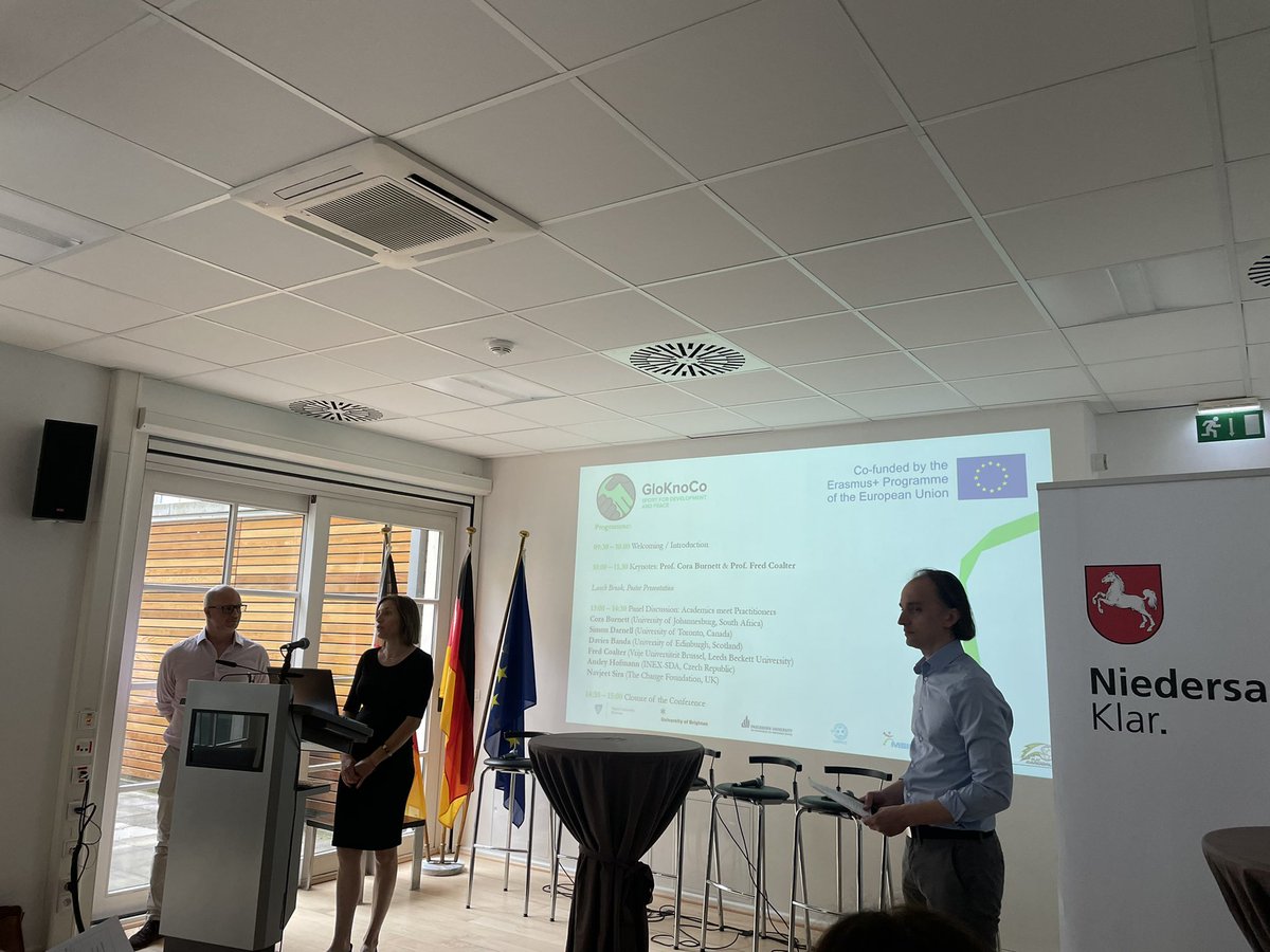 markdoidge's tweet photo. Marie Biermann kicks off the third #gloknoco conference as part of our @EUErasmusPlus project on #SportForDevelopmentAndPeace https://t.co/QJp8gGVYbV