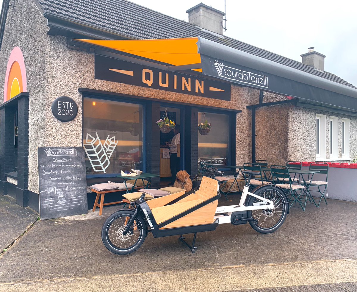 When you come back home to find your favourite baker has gone all in. 

👏👏👏 
Sourdo’Farrell, #Ennis #lastmile #ecargobike #cargobikelife