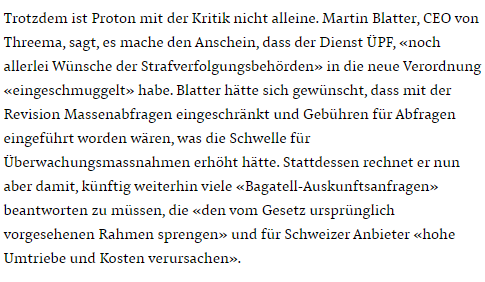 ppsde's tweet image. [Die automatisierte Totalüberwachung] entlaste Unternehmen, reduziere Flüchtigkeitsfehler und Stress der Angestellten.“
Voll lieb vom Dienst ÜPF, dem EJPD und Karin zeigt ihre mütterliche Seite.🤡
nzz.ch/technologie/sc…
#chatkontrolle #VÜPF #E2E #Verschlüsselung #cryptowars
