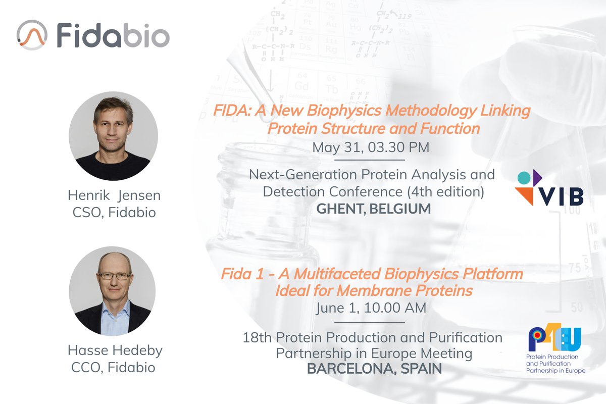 FIDATechnology's tweet photo. Don't miss out the two upcoming Fidabio talks at:
1. Next-Generation Protein Analysis and Detection Conference (4th edition) 🔗 https://t.co/v3fEWg5iwu
2. 18th P4EU Meeting 🔗 https://t.co/LCKLncqygp

#VIB #P4EU #Fidabio #Fida1 https://t.co/6qzQ8EeMwq