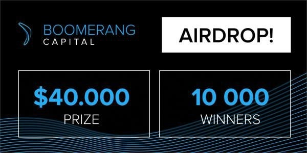CryptoTownEU's tweet photo. 🚀 Airdrop: Boomerang Capital
💰 Value: $40,000 $BOOM Pool
👥 Referral: $10 $BOOM
📅 End Date: 27th May, 2022
🏦 Distribution Date: Begin of June

Go to the Airdrop page
https://t.co/D2B2k18RNm

#Airdrop #Airdrops #Crypto #Giveaway https://t.co/R0gJI9iBG2