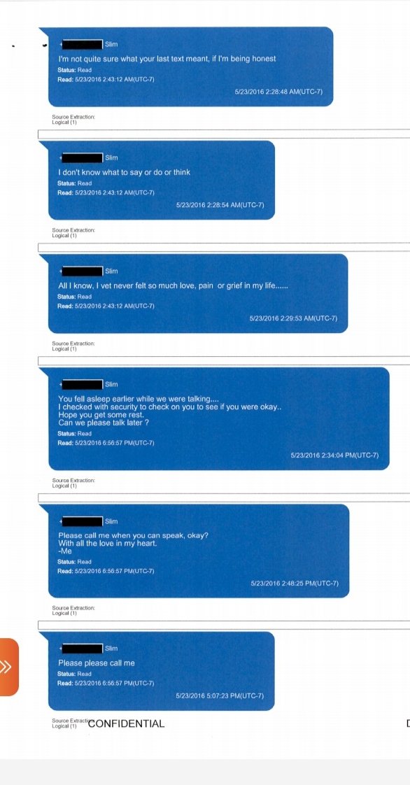 FemCondition's tweet photo. Amber Heard files for divorce.
The same day she sends multiple loving texts to Johnny Depp and speaks to his security to check on him. 
The next day his team is issued a demand letter for 50k month, 3 penthouses/Range Rover/all bills paid in 3 days or DV would go public. https://t.co/nC6QnbcOV8