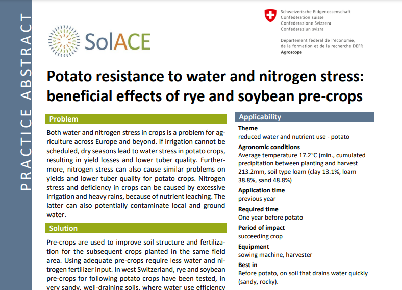 Benefits of rye and soybean pre-crops –  Learn more with this SolACE Practice Abstract 🌱
📄 Download here: zenodo.org/record/6045102…

#soy #rye #SolACEPA #precrops