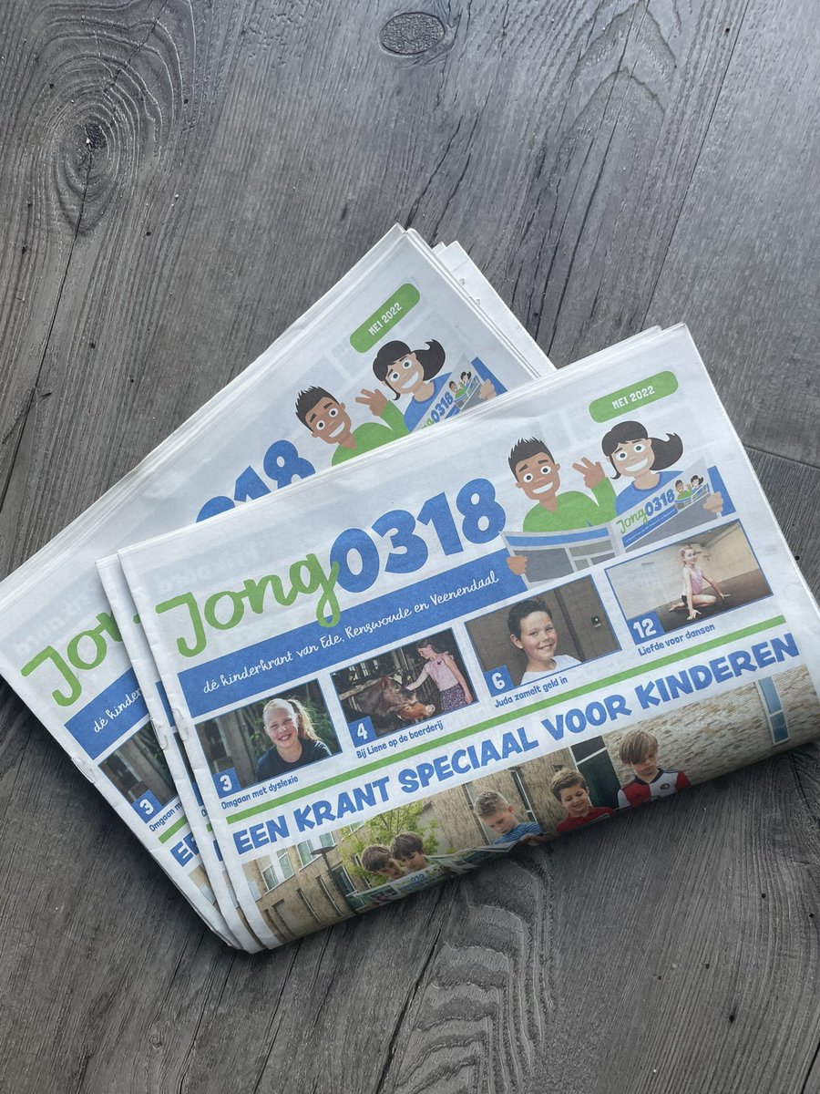 martijnbeek1's tweet photo. Vanochtend de #lancering van #jong0318, de kinderkrant voor @gemVeenendaal @gem_Renswoude en @GemeenteEde. Een initiatief van Marissa Diepeveen. Een mooi middel om de taal- en leesvaardigheid te bevorderen, in het bijzonder na de achterliggende Corona-periode. Leuk en leerzaam! https://t.co/XxNwT7CCIx