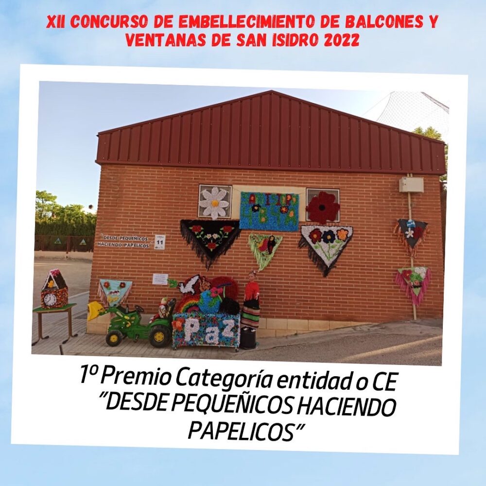 yeclaorg's tweet photo. Ganadores del concurso de embellecimiento de balcones de San Isidro 2022 https://t.co/uiljT8ANzs #Fiestas #fiestas https://t.co/CAaHhdvkcU