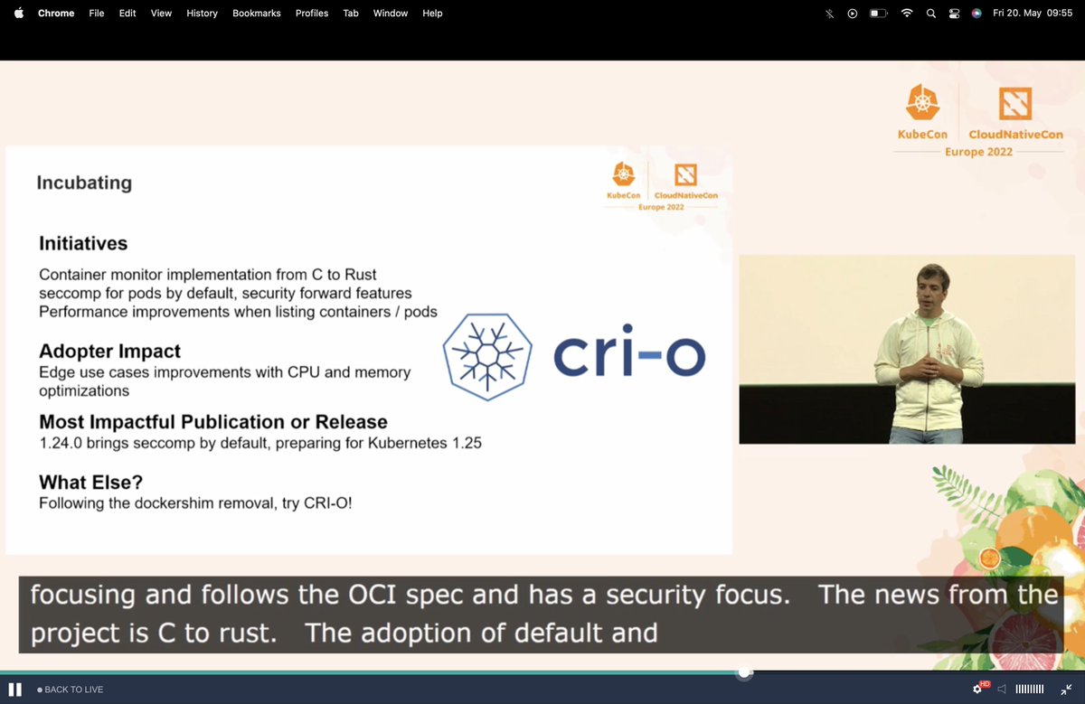 @ahcorporto @gojasmineee @TheMoxieFox @CathPaga @fuzzychef @KubeCon_ @KubernetesDays @dholbach @kastenhq @kanisterio @RedHat @chaosmesh @KnativeProject @argoproj @CloudNativeFdn @fluxcd @opentelemetry @daprdev @grpcio @CloudEventsIO @stackrox CRI-O is now focusing on the edge