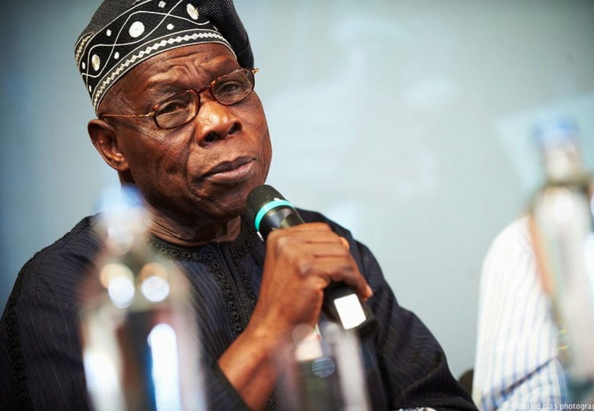 Naija_PR's tweet photo. Nigeria inability to contain insecurity has been the choice of the leaders — Obasanjo https://t.co/riM5YDJeZU