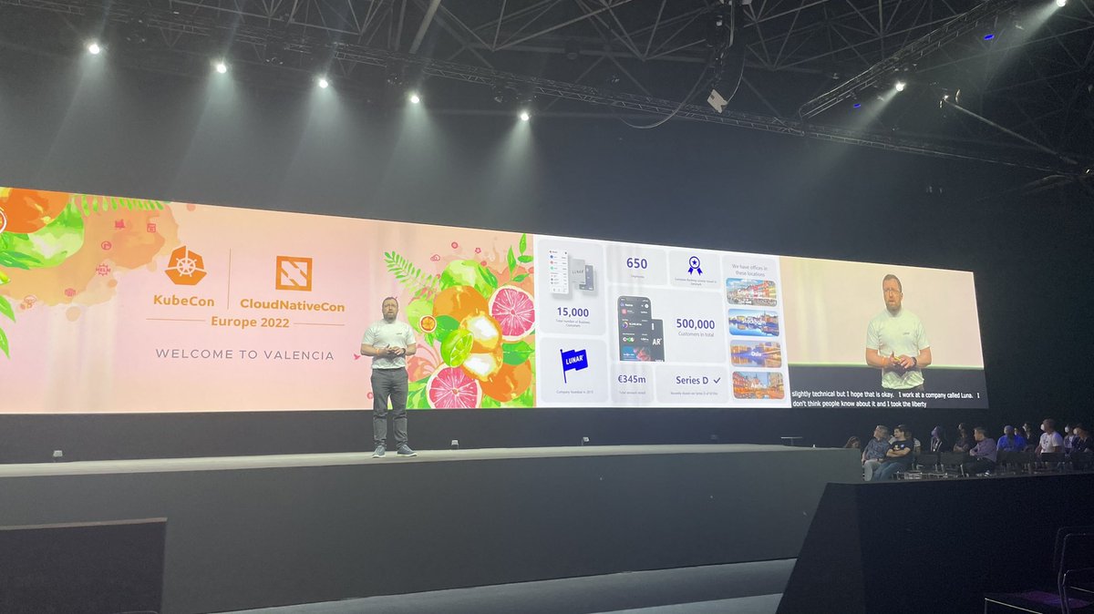 phennex's tweet image. My colleague, @HenrikHoegh just shared a story about how we do failovers of our @kubernetesio clusters at @lunarmoney using #GitOps with @fluxcd, custom controllers and more on the big keynote stage at #kubecon! Awesome job! You are a rockstar 🤘Great shoutout to @CNNordics 🚀
