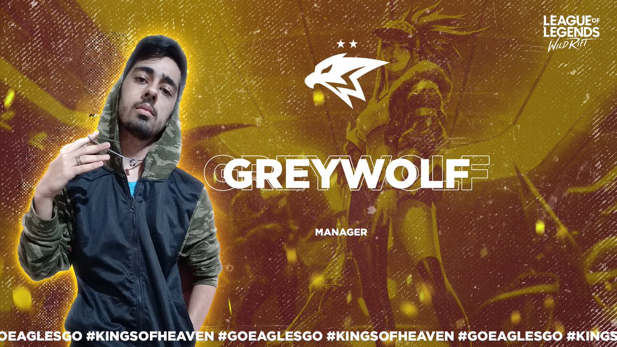 ge_geagles's tweet photo. 💛 Presentación 🖤
Es un Honor presentar a quien tomara las riendas en el nuevo proyecto en #WildRift quien con su manejo y conocimiento hará volar alto.
Bienvenido @AusilioAgustin !!!

#GOGE #KingOfHeaven https://t.co/afPTVqXBcb