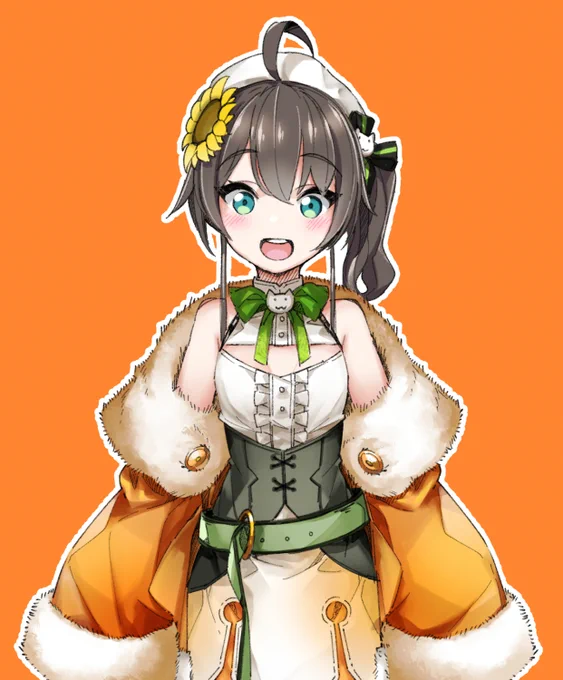 まつりちゃんにラミィさんの服着て頂きました
 #祭絵 