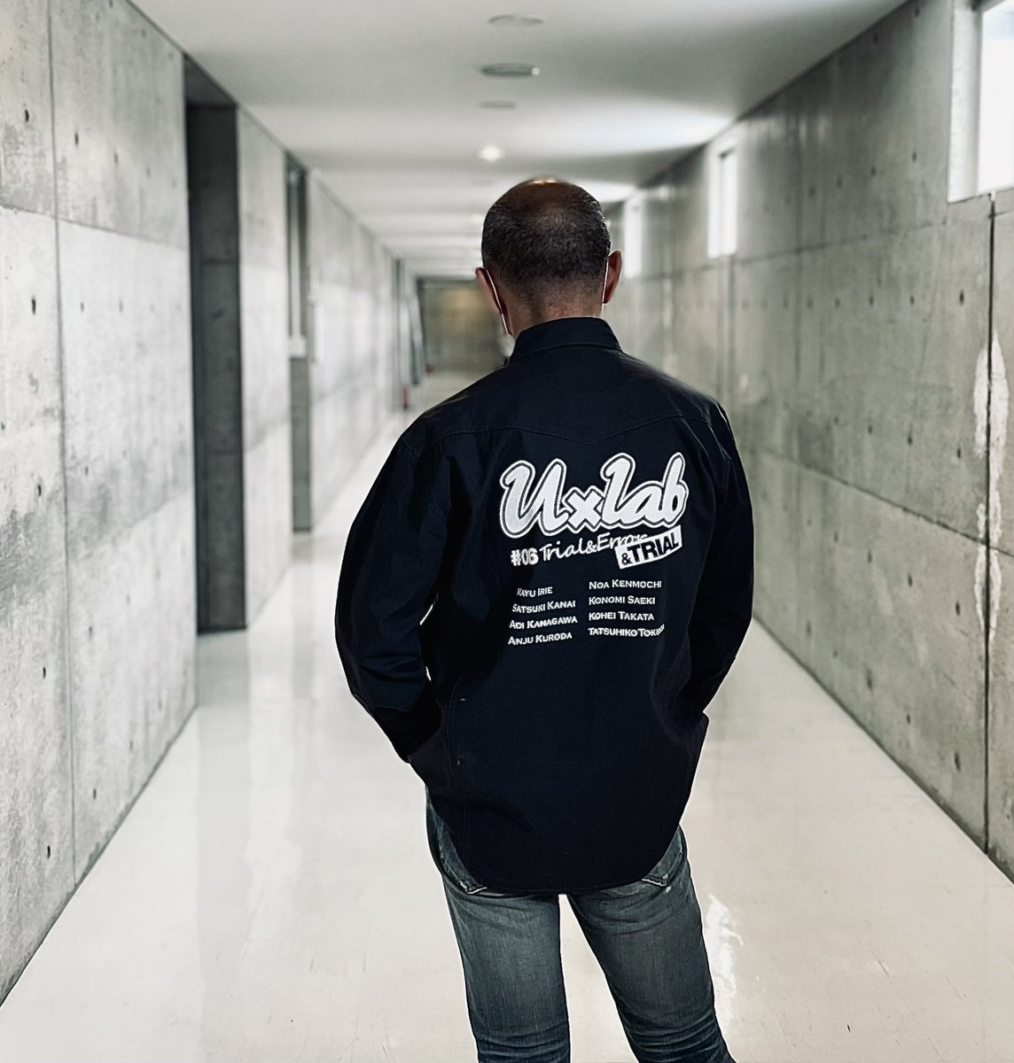 tokuhisa's tweet image. Uxlab #06 Theme Shirt できた！
今年もみんなを背負うぜ！
Trial&amp;amp;Error&amp;amp;TRIAL
#Uxlab