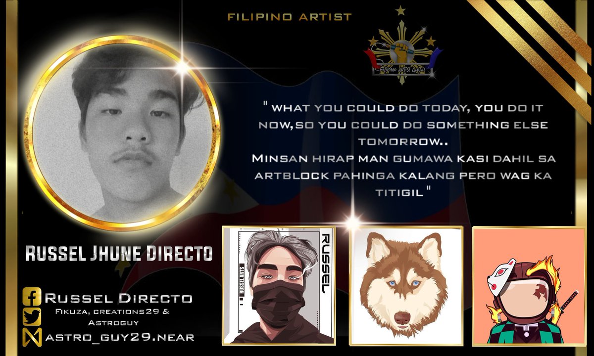 filartistDAO's tweet photo. " There is no ' RIGHT ' way to make art. The only wrong is in not trying , not doing . "

Artist : @29Russel298 
Paras Profile : https://t.co/IHw1DhNI4n

#NEARProtocol  #nearNFTs  #FeaturedArtist https://t.co/kyXvSbC5Yf