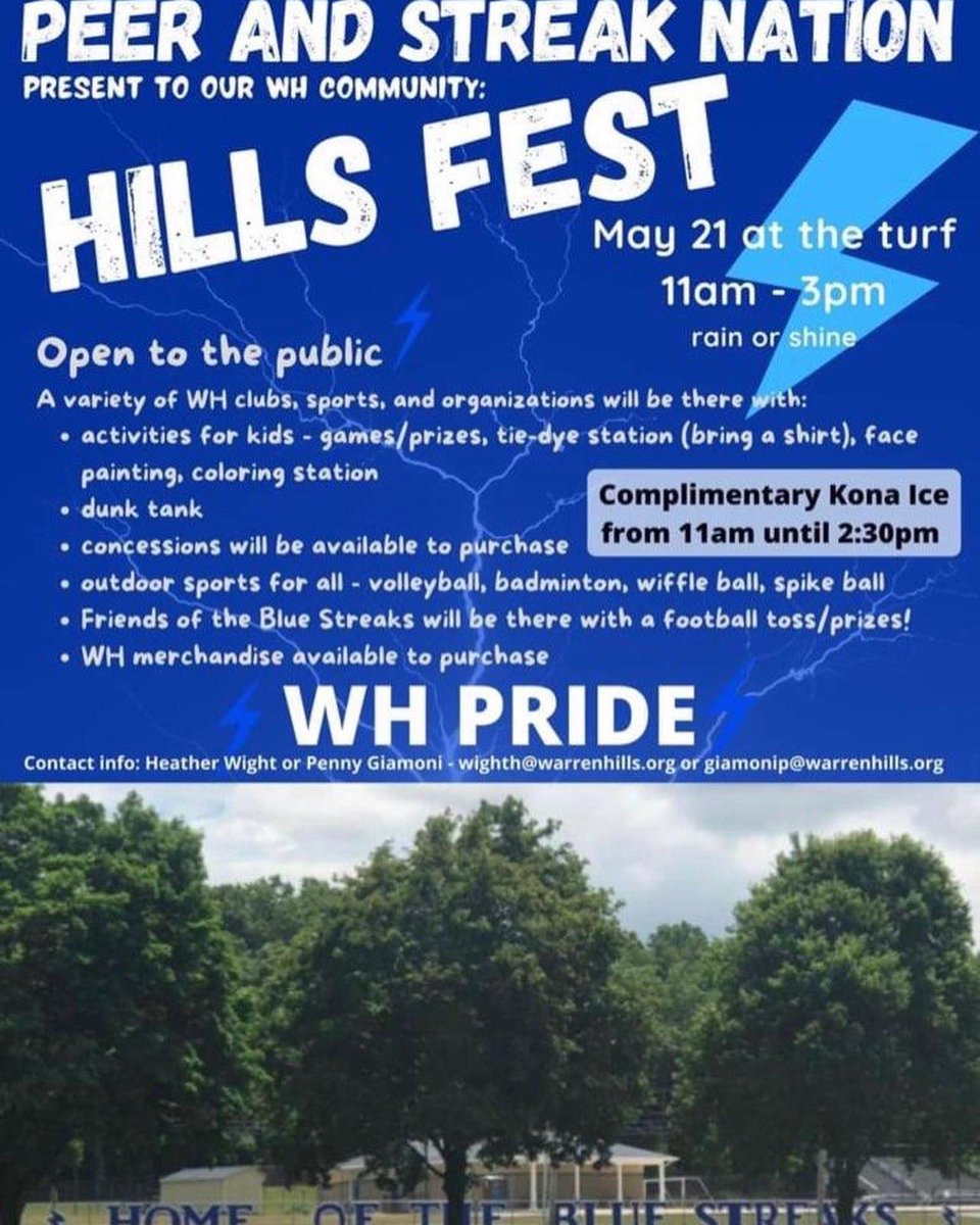 Warren Hills PTSA (@ptsahills) on Twitter photo 