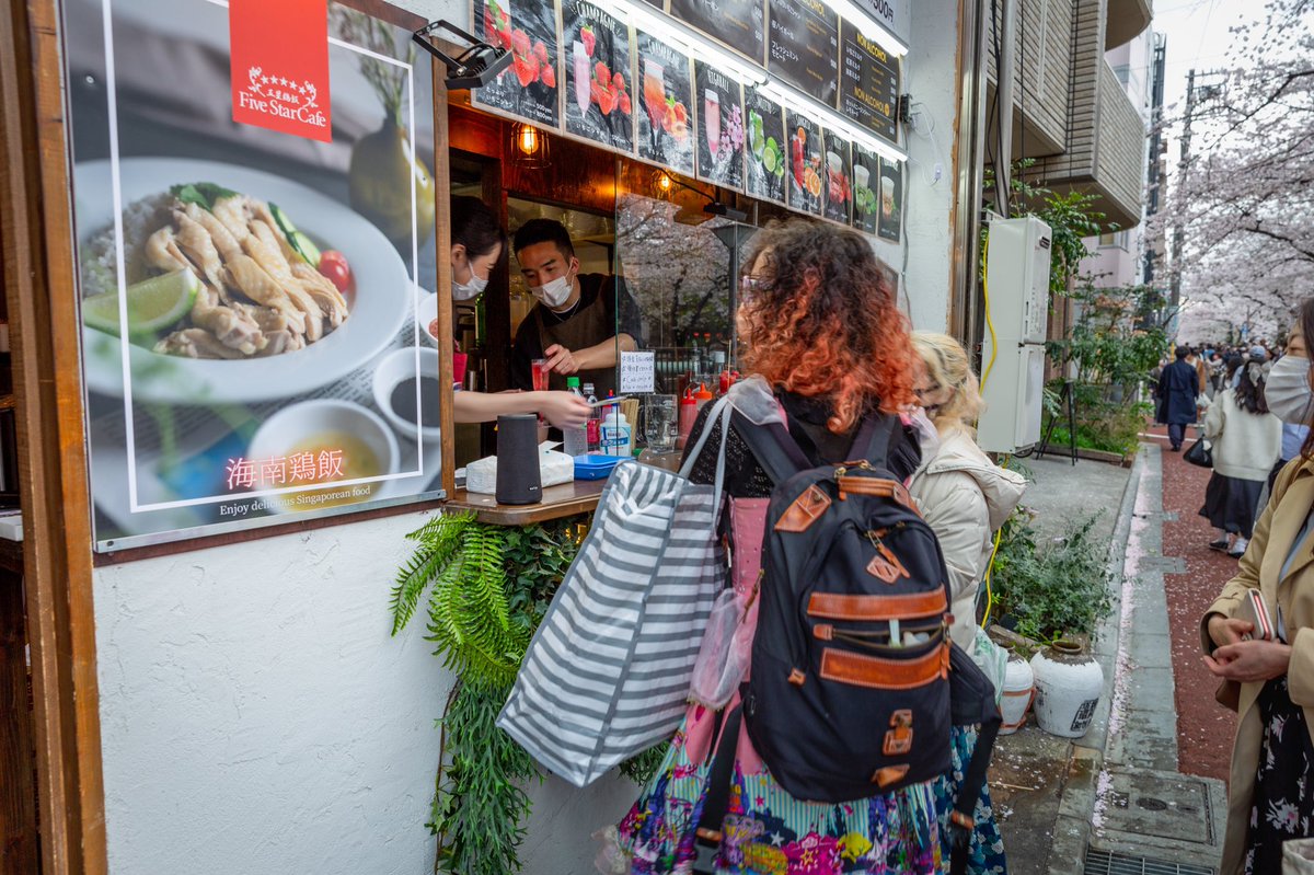 A lolita look for a work thing this spring 🌸 since we were nearby, we all stopped by Nakameguro for a little hanami on our way home 🌸
