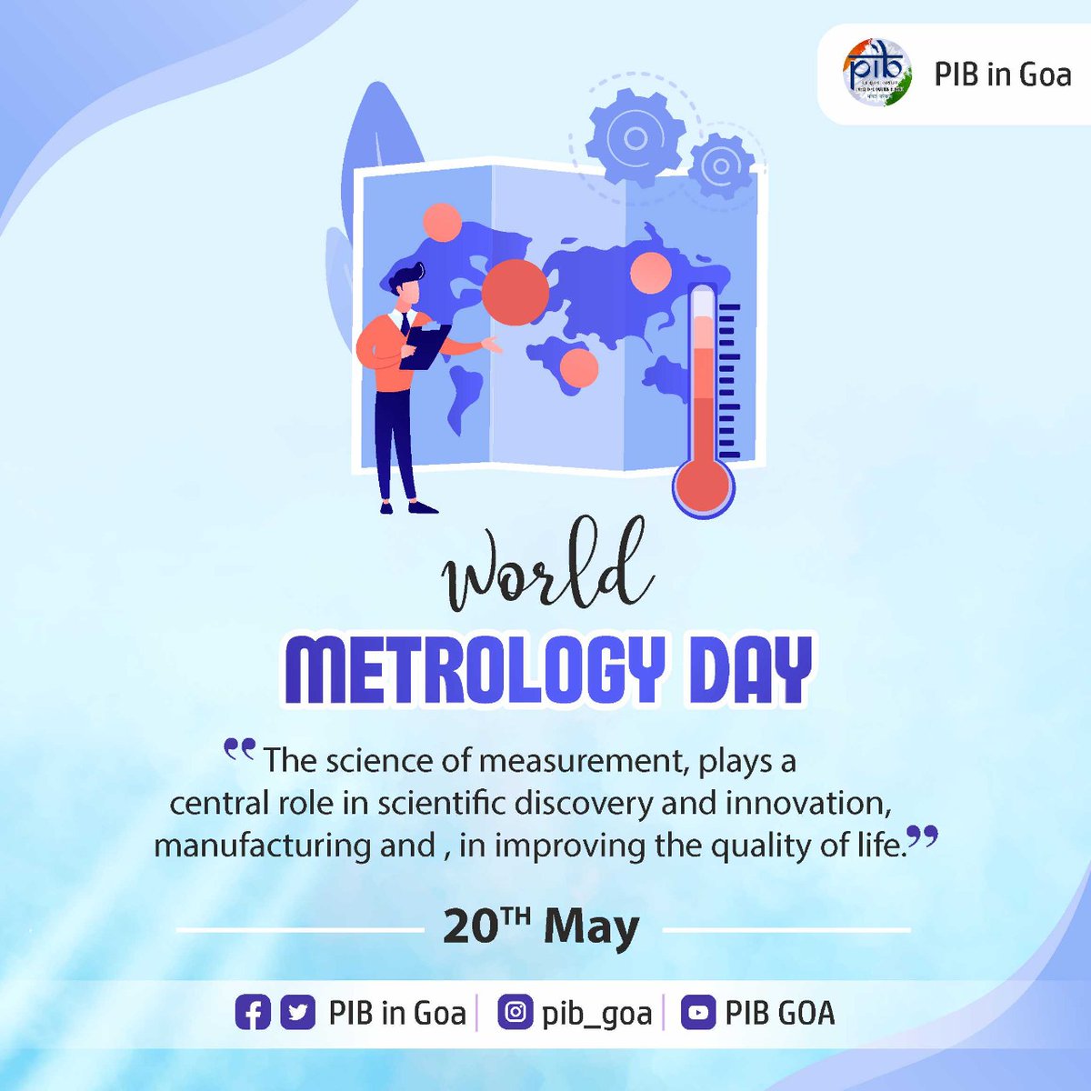 "The science of measurement, plays a central role in scientific discovery and innovation, manufacturing and, in improving the quality of life.""

#WorldMetrologyDay