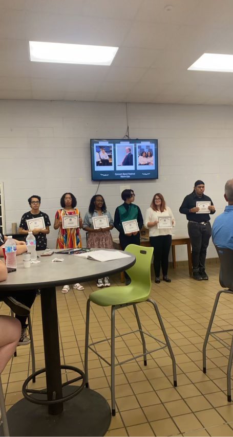 Great way to end the school year! Band Banquet 2022 was a great evening filled with close to 100 students, friends, and family Great food, families, and students. It was tough but this senior dad made it through. <a href="/MPHSGoTigers/">Mt. Pleasant High</a> 🎼🎺🎹❤️🥁🚩