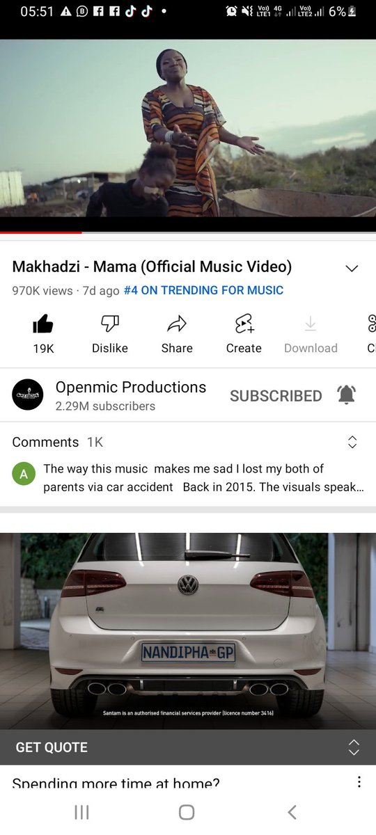NtsakoSharone's tweet photo. #MamaMusicVideo by Makhadzi
With this one you will never be disappointed click the link ππ
https://t.co/MaibUCiJUj https://t.co/H5BE83Q3AL