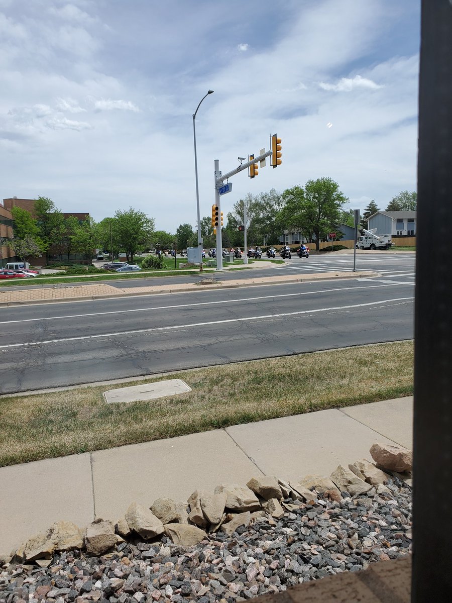 Kymhartman's tweet photo. @BroomfieldPD What was the huge procession today? https://t.co/I99XQ212oa
