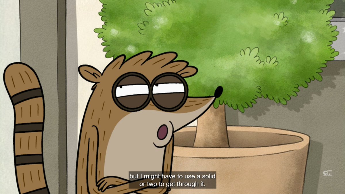 Regular show in 4 tweet media