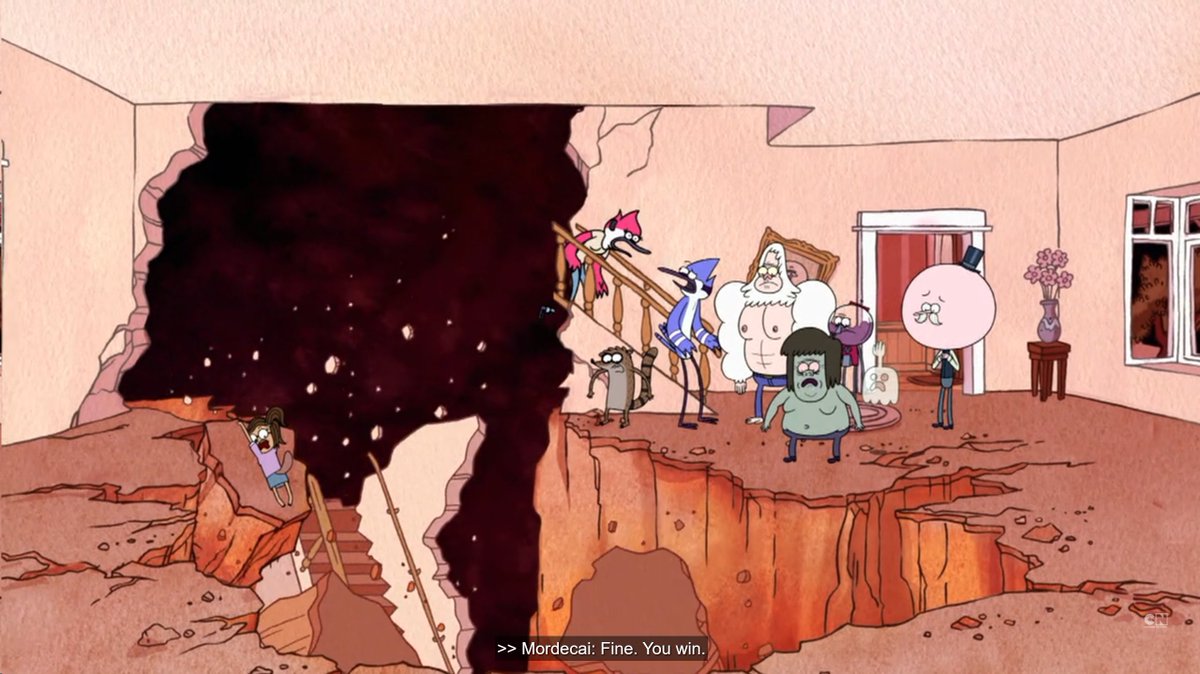 Regular show in 4 tweet media