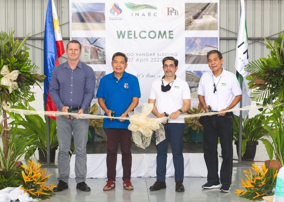 lopezlinkph's tweet photo. INAEC inaugurates 2nd El Nido hangar https://t.co/AblNhGW6Wc

#INAEC #ElNido #aviation #airtransport #aircraft #hangar https://t.co/YYyJmtdHRt