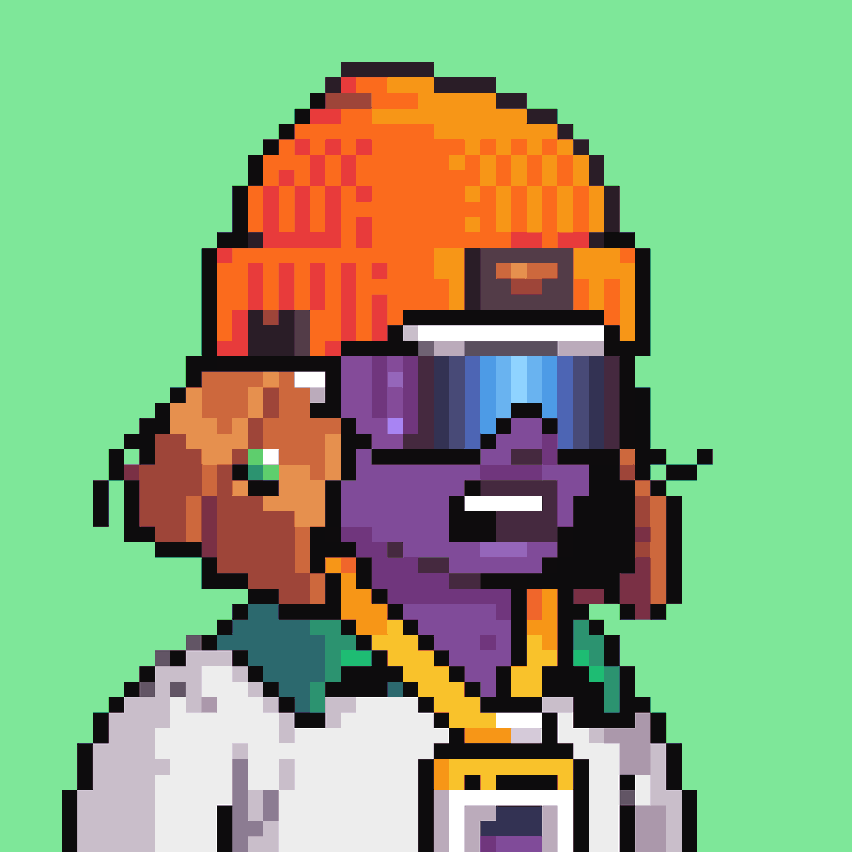 Ginzy_eth's tweet photo. Matching my scientist with my kaiju <3 @KaijuKingz https://t.co/fr2jBrs1g6