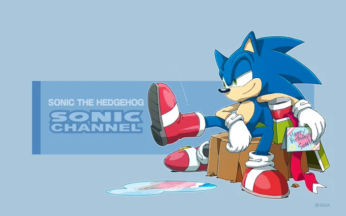 New official artwork of #Sonic the Hedgehog for June 2022.   #SonicNews 