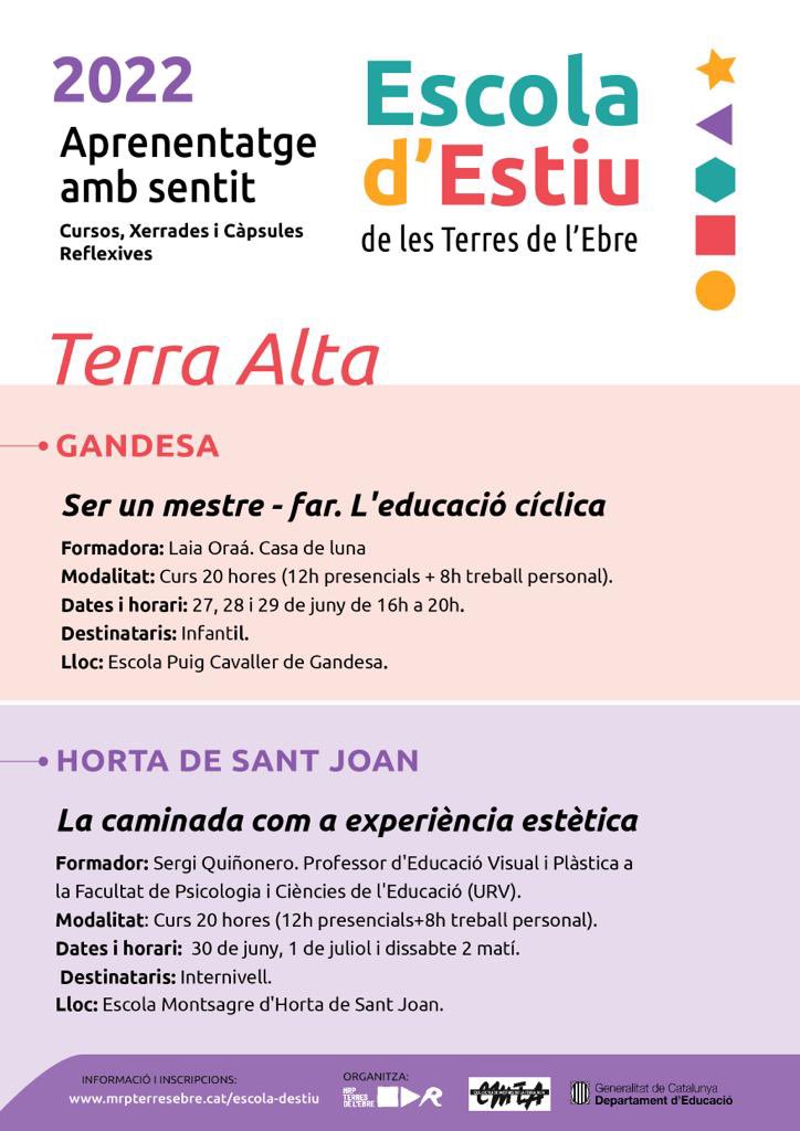 Martaprat6's tweet photo. 👉Pròximament inscripcions
@EbreMrp @CasadeLuna_ https://t.co/UyVvbLhAQf