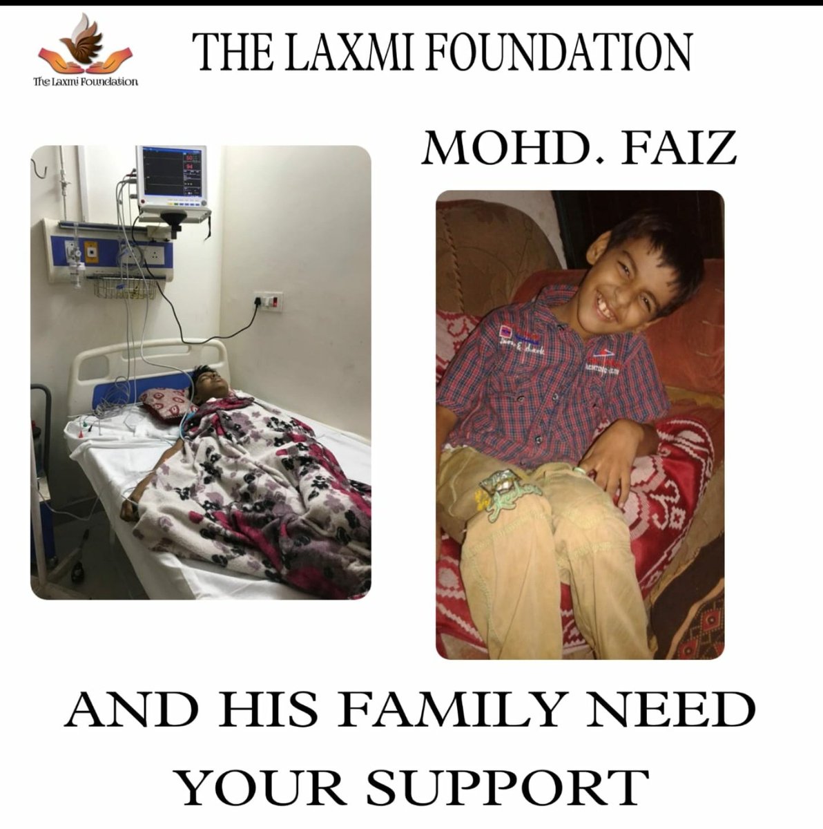 TheLaxmiAgarwal's tweet photo. This 14 years old child is suffering from chronic kidney disease. Both kidneys are failed . On regular dialysis. Moreover he is a specially abled child . The laxmi foundation has taken initiative to support him. 🙏🏻

https://t.co/8qhtQ2DiWZ https://t.co/KJiIvJu6Iu