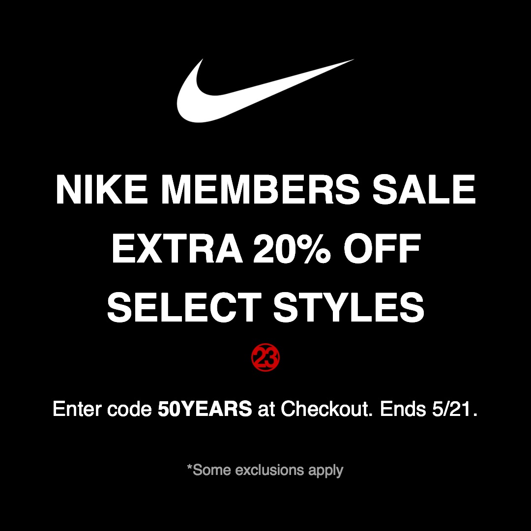 Nike Members 50th Anniversary Sale 