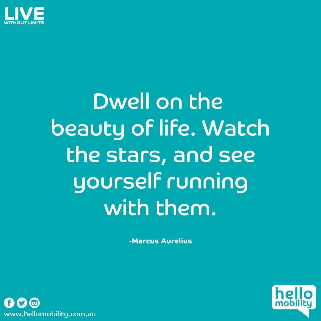 helloMobilityau's tweet image. Dwell on the beauty of life. Watch the stars, and see yourself running with them.
#quote #quotes