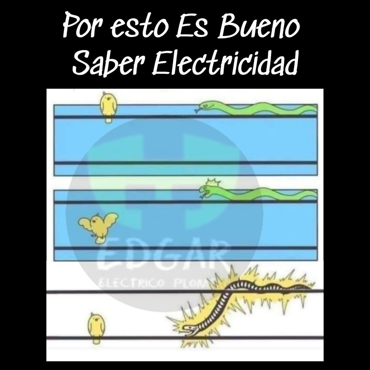 EdgarPlomero's tweet photo. Nunca Sabes Cuando Necesites Saber de Electricidad #edgarelectricoplomero #escuelaferretera #1TMaMas #TuTecnicoEdgar #electricista #electricidad https://t.co/L008l0xY3l