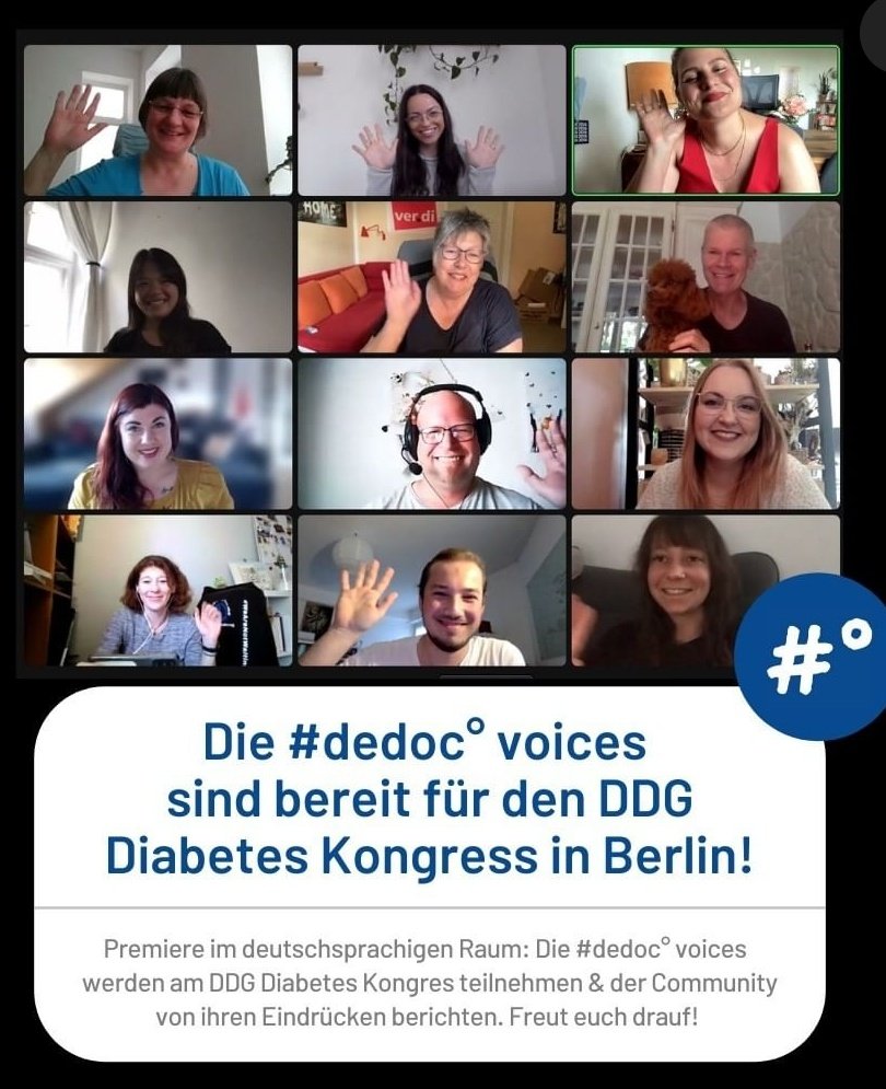 CaroGoLoop's tweet photo. Es ist bald soweit! 😉 Der #Diabetes Kongress 2022 in Berlin startet am kommenden Mittwoch und die #dedocvoices sind dabei, um euch zu berichten! Stay tuned! @DDG_Tweets @dedocDE #DK2022 #dedoc https://t.co/sf522WCuiv