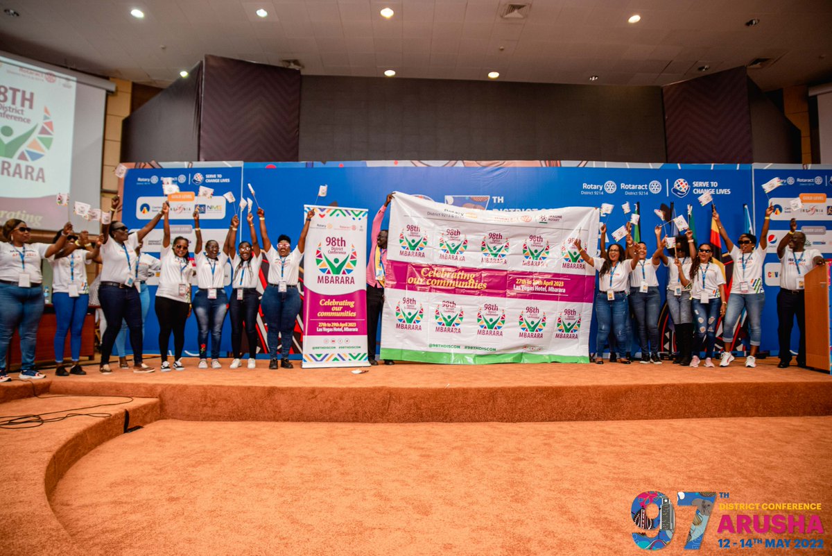 101DISCON's tweet photo. Did you know that @district9214 &amp; @RotaractD9214 
launched the #98THDISCON on the 14Th May 2022 from AICC Arusha - Tanzania during the #97ThDCA ? Book yourself a slot using the registration link below: https://t.co/GvOYTU6rp5. We can't wait to host you in Mbarara - Uganda https://t.co/mMj4tupqyn