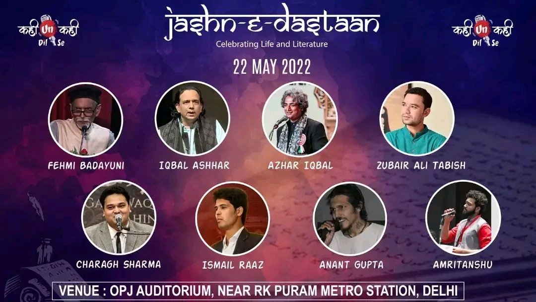 Book your seat ❤

insider.in/jashnedastaan-…

To avail 10% discount use code :
CHARAG