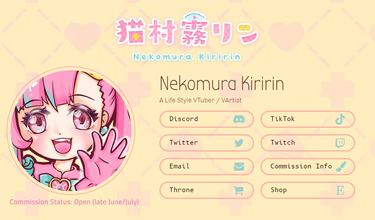 NekoKiririn's tweet photo. Finally! It's happening! I've created my first Caard! The long-awaited commission info is here! (and everything else too) 💖
#NekoKiririn #Vtuber #VTuberUprising #ENVtuber #twitchstreamer #Caard #Vartist https://t.co/LeelcjRA92
