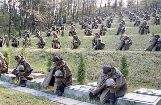Так чтили павших воинов в Вильнюсе Литовской ССР. 1987 год.