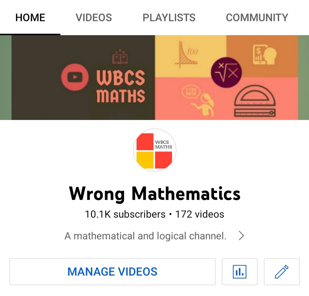Wbcs_Maths's tweet photo. My Youtube Channel completed 10000 subscriber . One week passed but don't get story tab . Please update this feature as soon as possible . 
Link - https://t.co/rRaJMqsDgy
@YouTubeCreators @YouTubeIndia @TeamYouTube https://t.co/4If3XeiJRf
