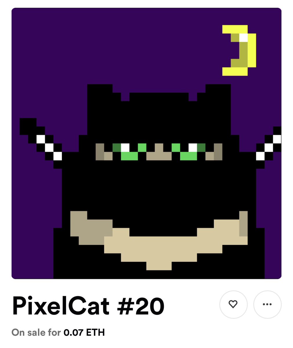 pixelcatcookie's tweet photo. Each cat is unique, it is created by hand. He has his own history, his own image, which is not repeated. It's not a computer, it's a soul.

#NFTdrop #opensea #nftcollector #NFTCommumity #nft #NFTProject https://t.co/UCwr5qml2c