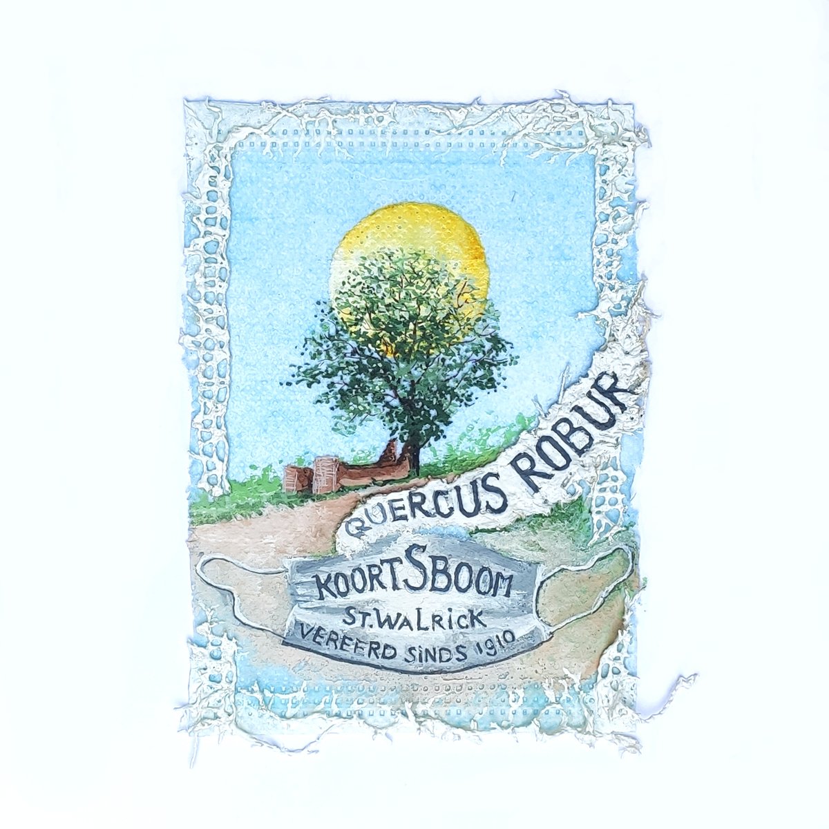 awc_haandrikman's tweet photo. Een (blauwe) bijdrage voor #SweetDevotion: "De #koortsboom van St. Walrick"
Deze boom staat op de route #walkofwisdom
Beide kleine werken bestaan o.a. uit delen van een mondkapje...
Info: https://t.co/7PSjivCZrt
#tree #modernart #acrylicpainting #Mixedmedia #newart https://t.co/7tZYTdkXbx