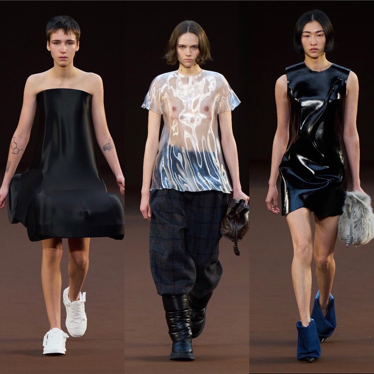 VitrinesProject's tweet photo. Before revealing the final NFTs series @vitrinesproject in collaboration with 3D artists based on one single selected look by brand, here’s a sneak peek of the full FW22 pre-selected looks during the curation phase.

@LoeweOfficial https://t.co/ORIGJAJeEt