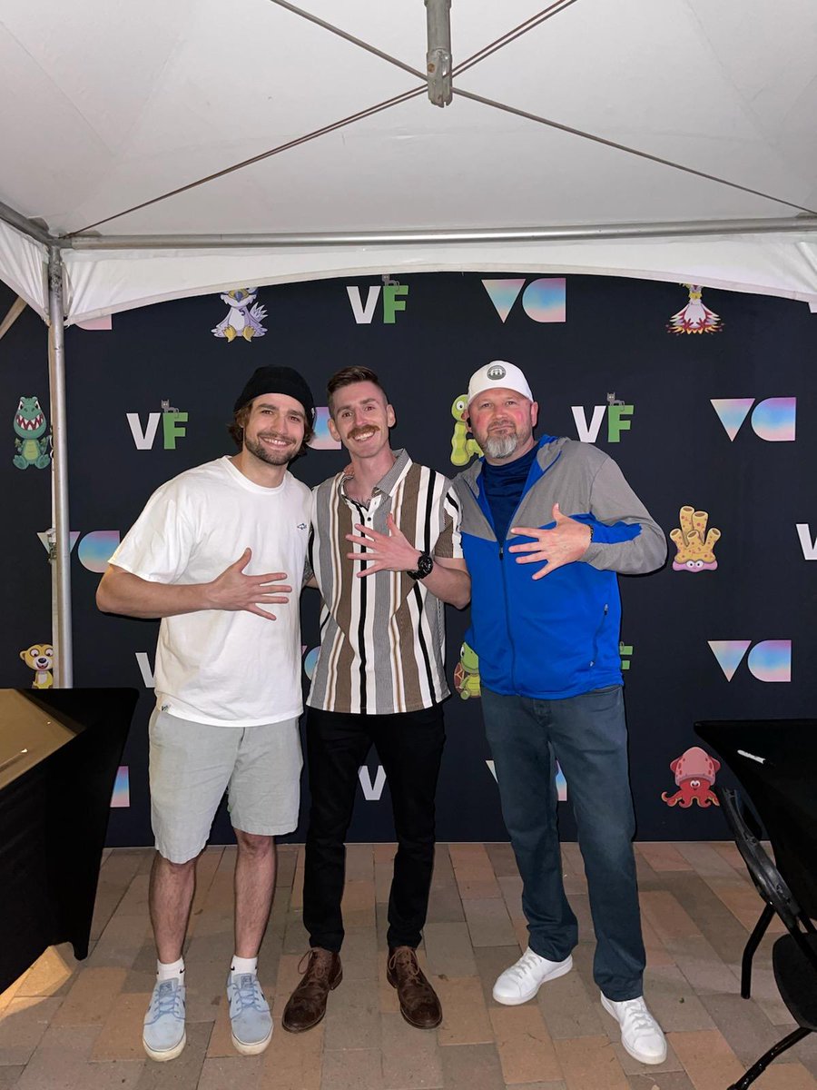 DeVo (@devcjones) on Twitter photo Meeting new <a href="/Veefriends/">VeeFriends</a> at <a href="/veecon/">VeeCon</a> welcome party! <a href="/garyvee/">Gary Vaynerchuk</a> - looking forward to the rest of the week! #veecon
<a href="/N_Simmonds/">Nick Simmonds</a> <a href="/Alex_Samek/">Samek</a> Meeting new <a href="/Veefriends/">VeeFriends</a> at <a href="/veecon/">VeeCon</a> welcome party! <a href="/garyvee/">Gary Vaynerchuk</a> - looking forward to the rest of the week! #veecon
<a href="/N_Simmonds/">Nick Simmonds</a> <a href="/Alex_Samek/">Samek</a>