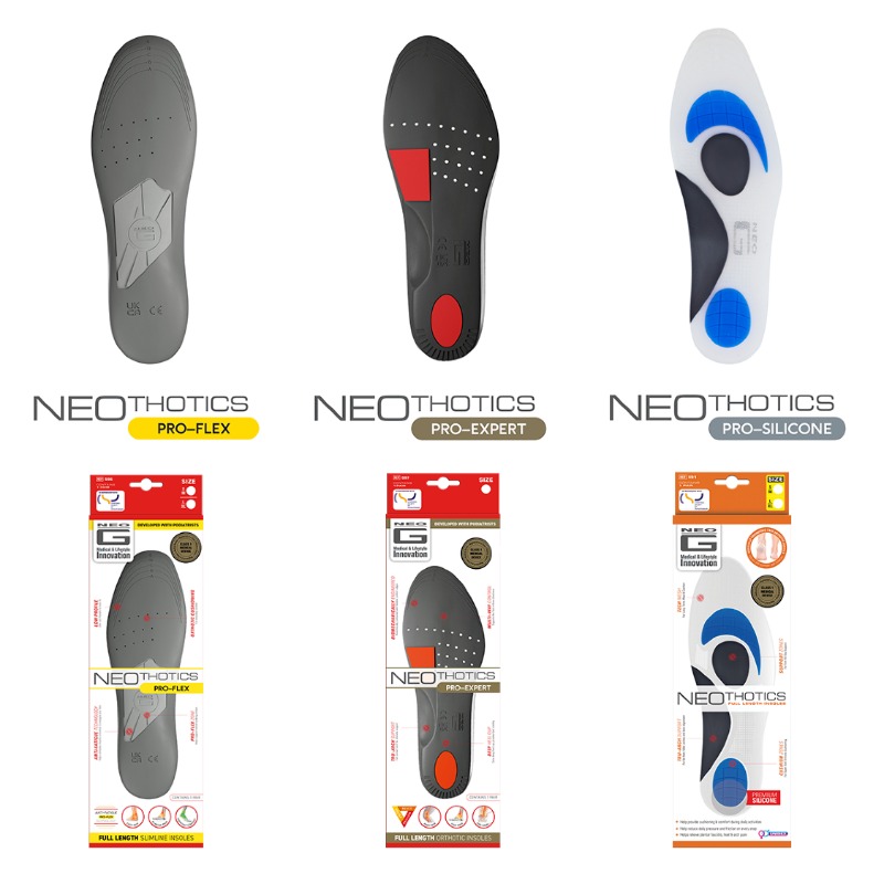 NeoThotics orthotic Insoles are all designed in conjunction with leading podiatrists to help with conditions such as plantar fasciitis.
Learn more about the range here: bit.ly/3wBNe01

#insoles #plantarfasciitis #neog