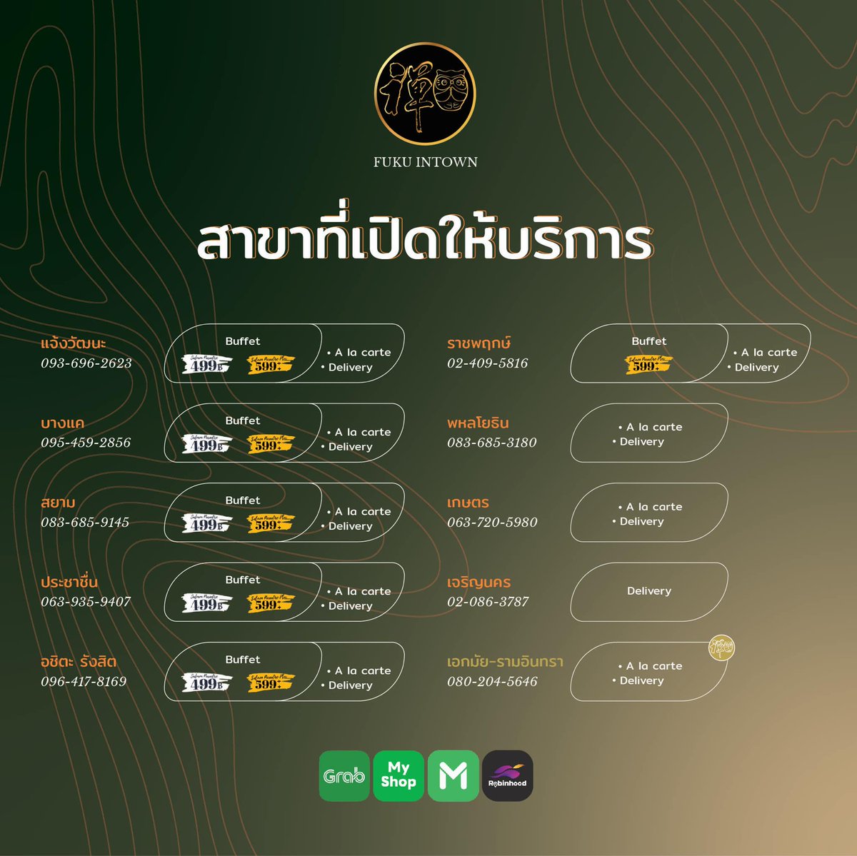 มาเร็ว! มาดูกัน FUKU INTOWN มีสาขาไหนบ้าง สำรองที่นั่ง ✨ lin.ee/qbE1LSx
.
อ่านรายละเอียดเพิ่มเติม : facebook.com/plugins/post.p…